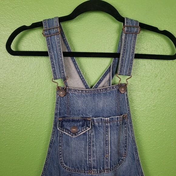 NWT American Eagle Outfitters Women's Distress Short Overalls Size XS - Picture 9 of 11